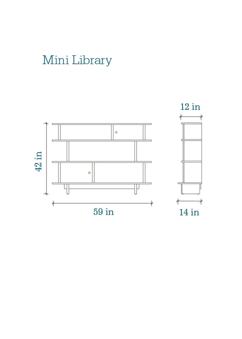 MINI LIBRARY - BIRCH