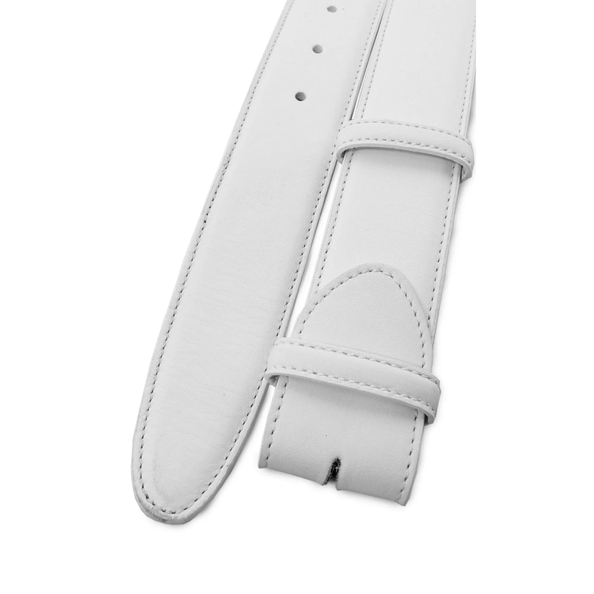 Mottled Texture Classic Leather Belt strap