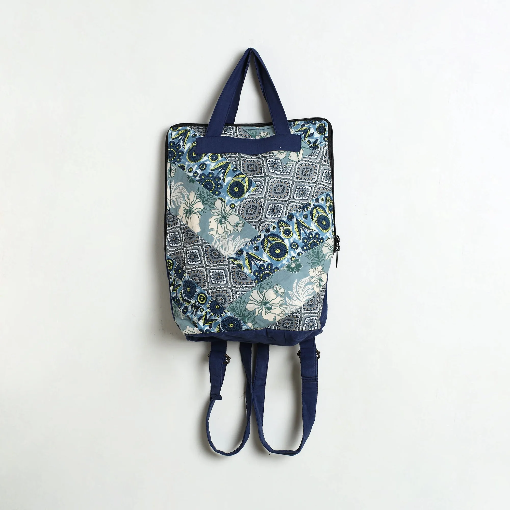 Multicolor - Jugaad Patchwork Handmade Pithu Bag 115
