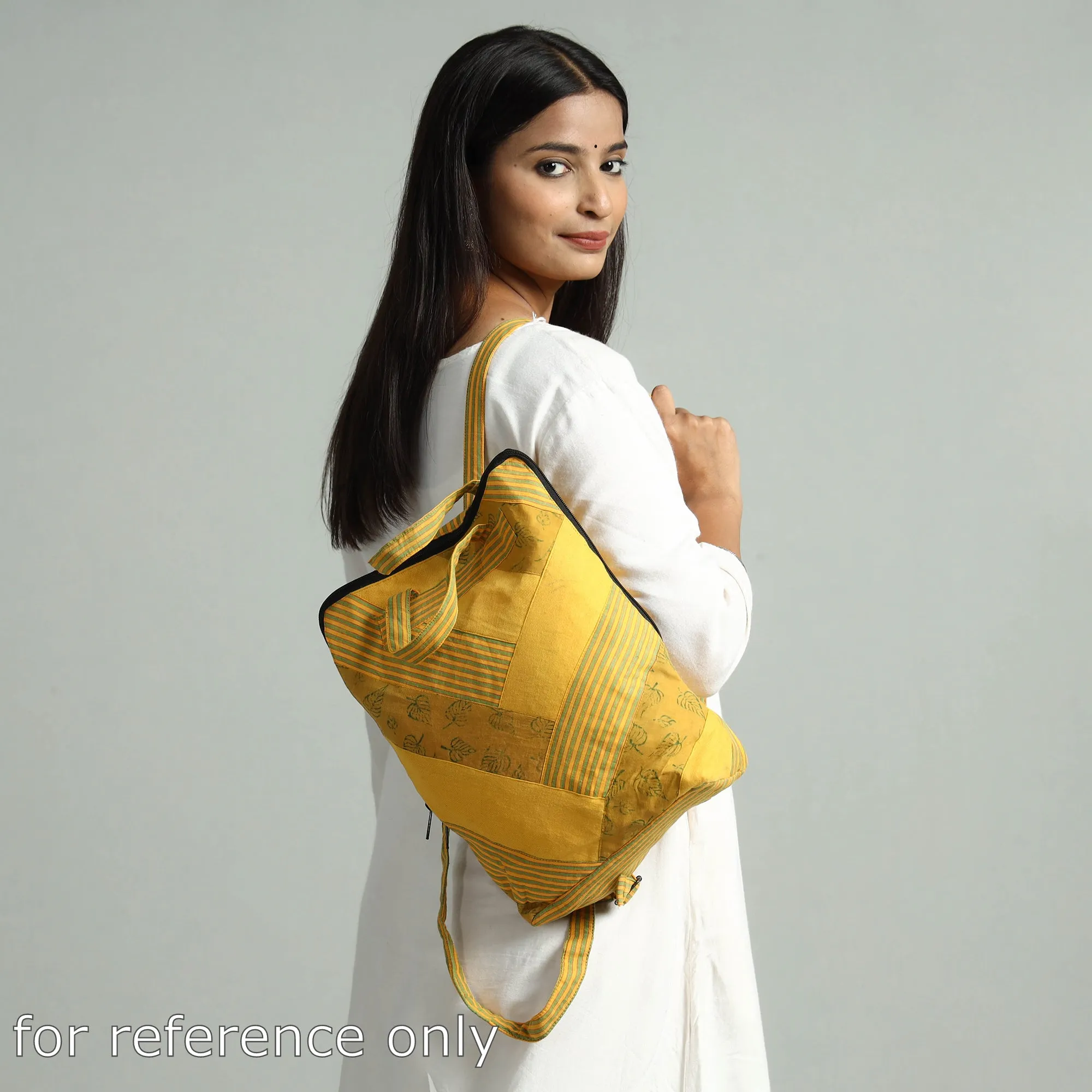 Multicolor - Jugaad Patchwork Handmade Pithu Bag 116