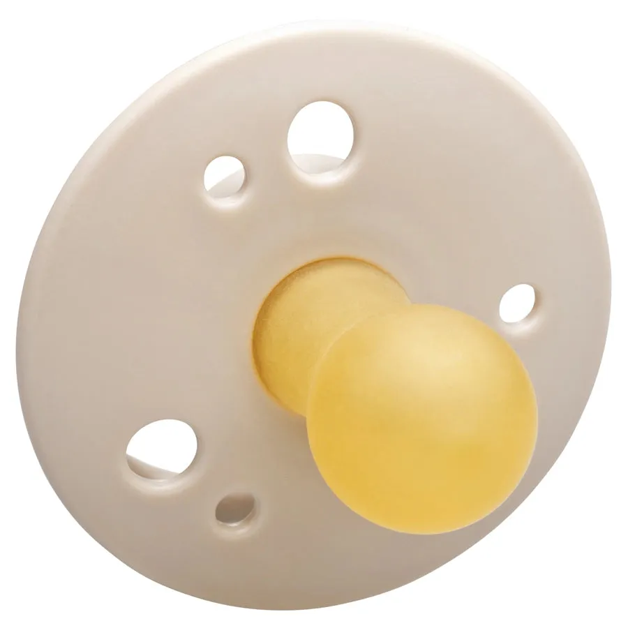 Nip Cherry Round Latex Eco-Friendly Soother (Brown/Beige) 0m 