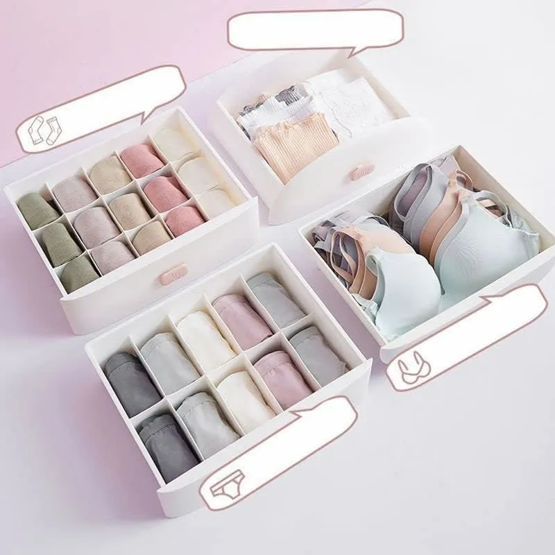Nordic Style 3 Drawer Multi-Tier Storage- 438797 Pink