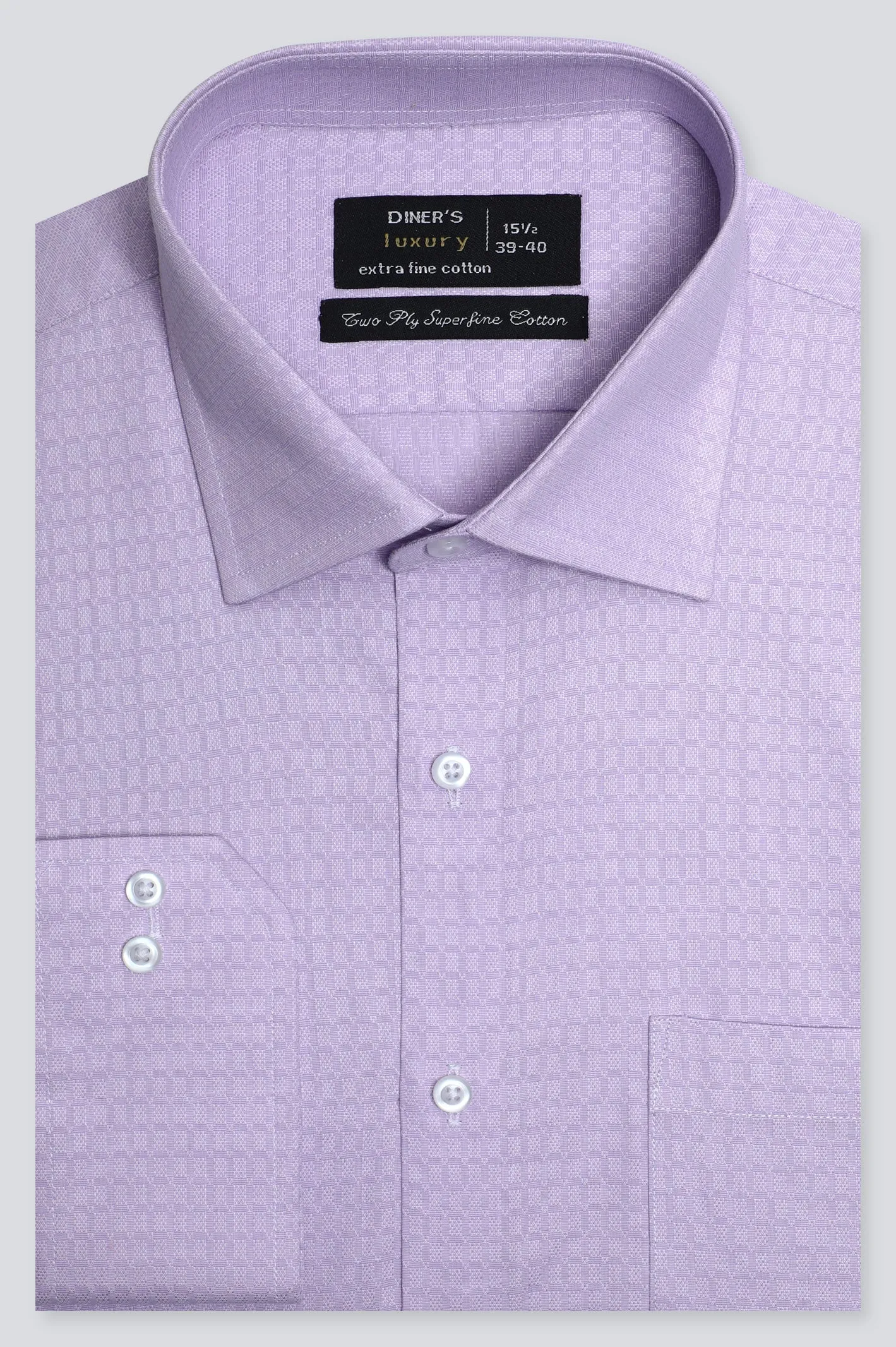 Purple Texture Formal Shirt