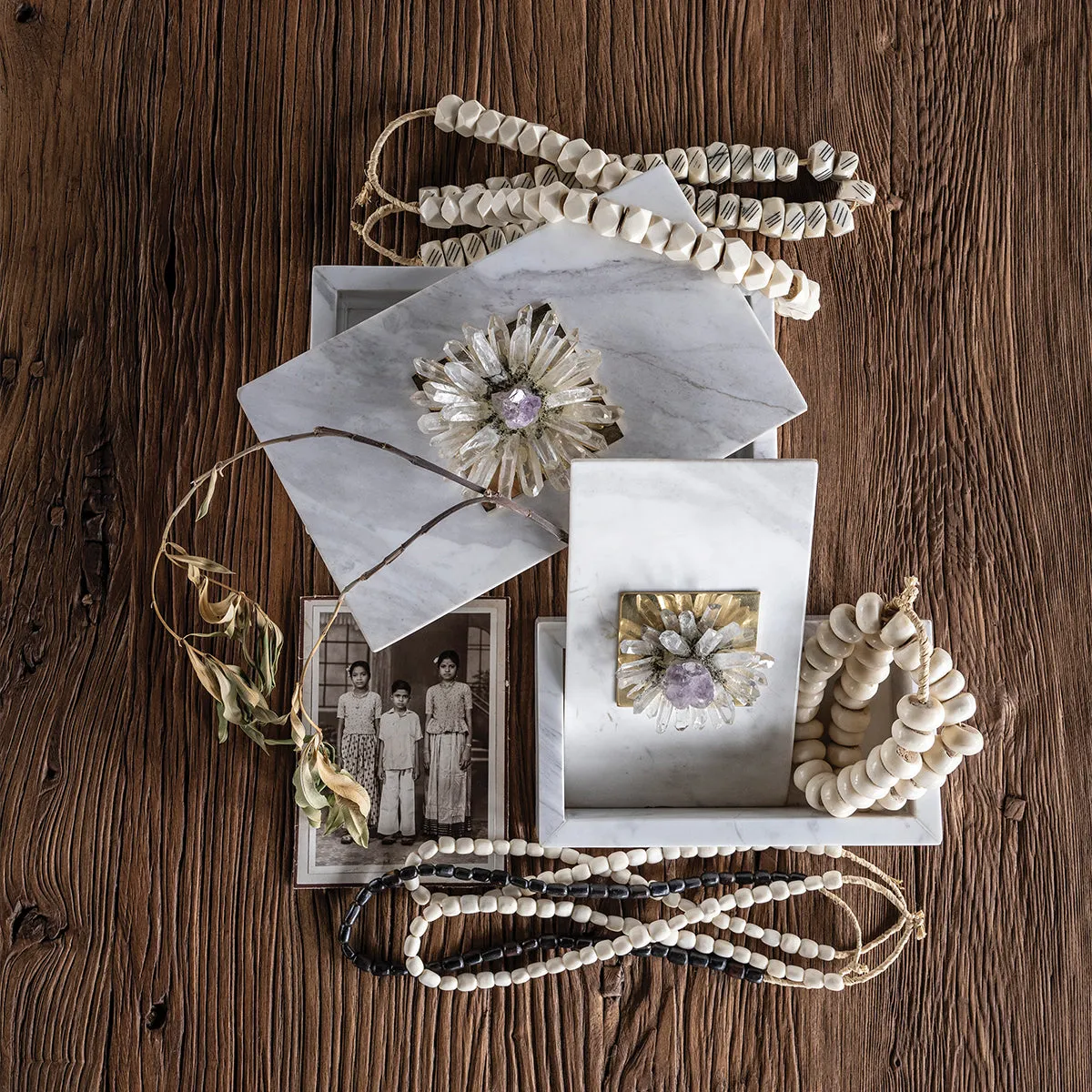 Quartz Flower Box