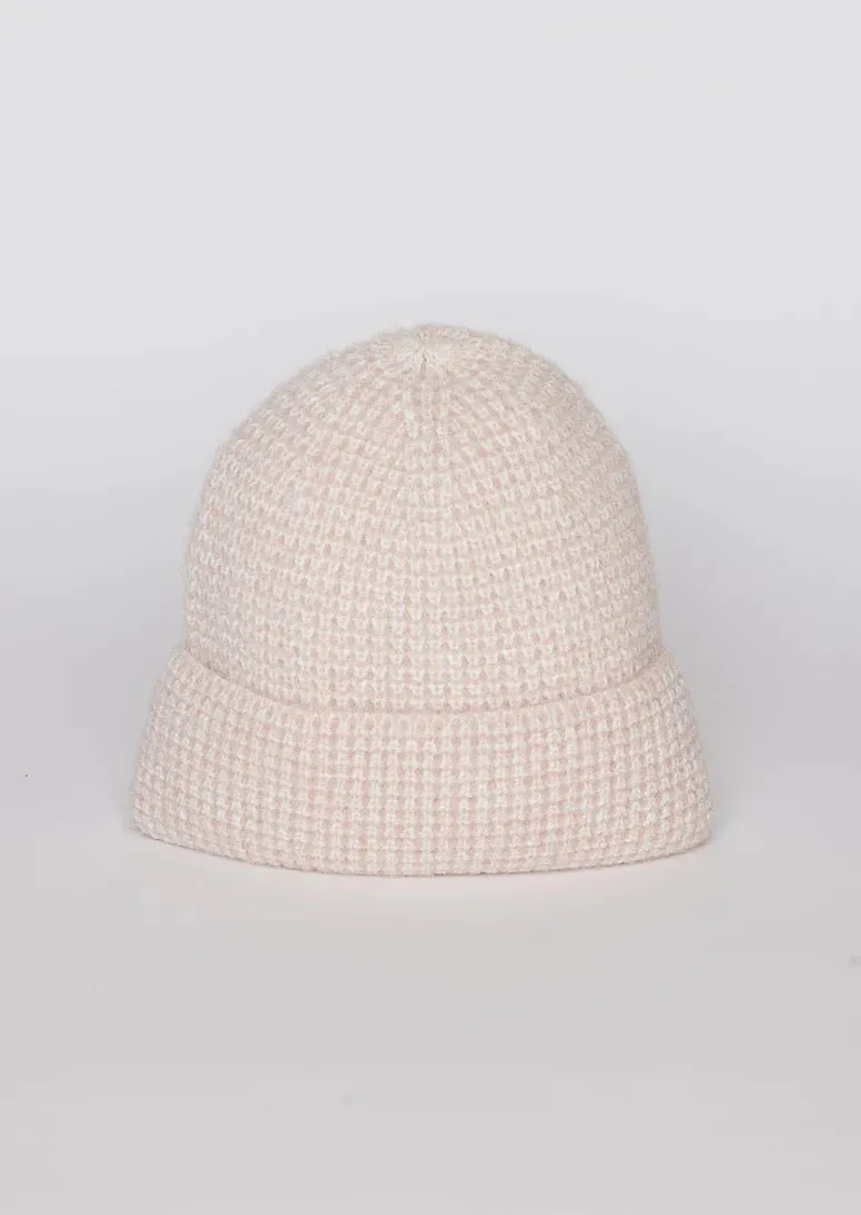 Ripton Textured Beanie - Pink