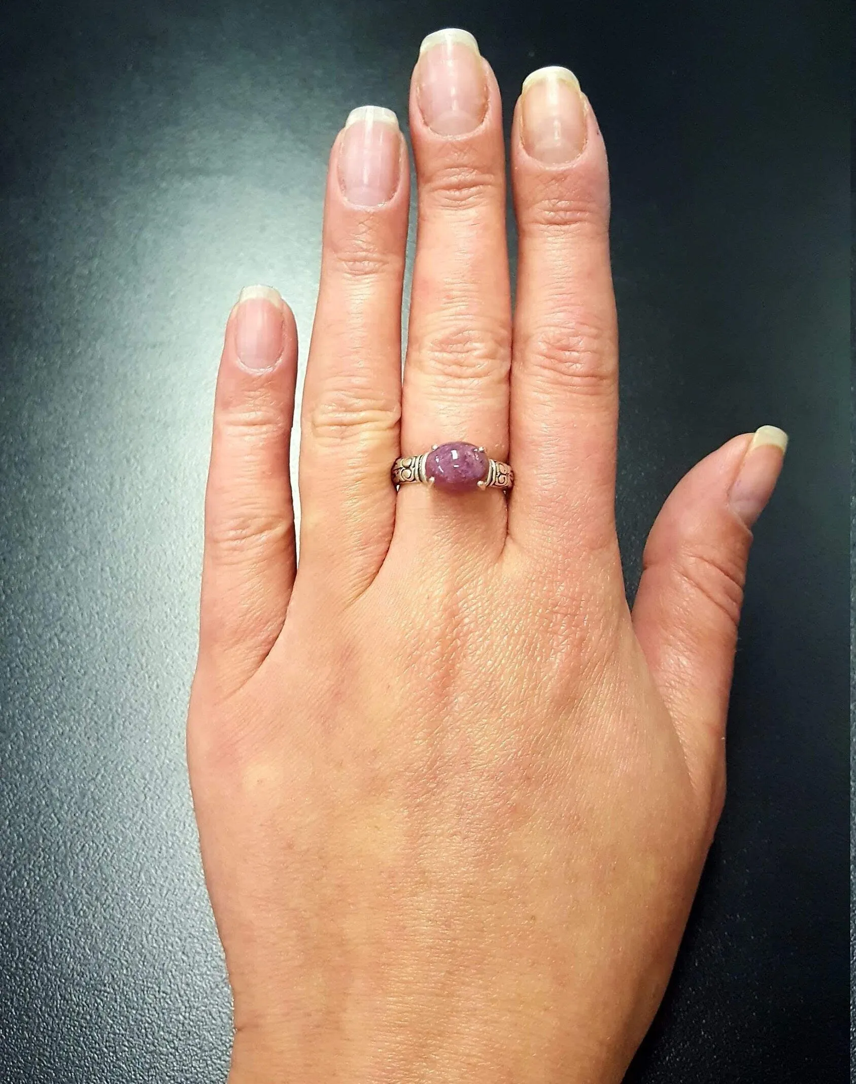 Ruby Boho Ring - Natural Ruby Ring - Solitaire Red Ring
