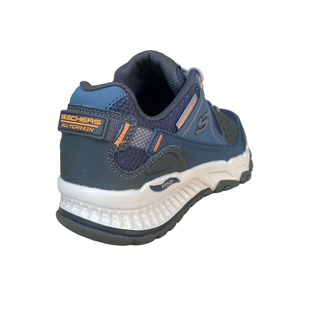 Skechers scarpa da outdoor da uomo Arch Fit Escape Plan 237545/NVOR blu-arancio
