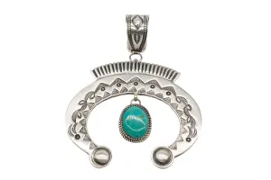 Stamped Naja Pendant | Artisan Handmade