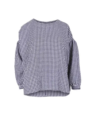 Suzanna Classic Blouse Navy