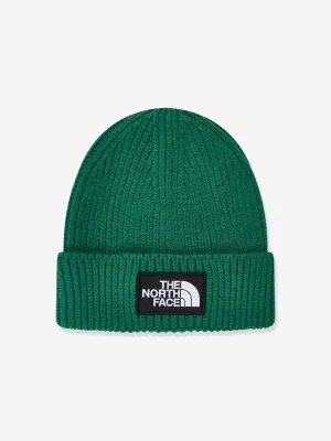 The North Face Kids TNF Box Logo Cuffed Benaie in Green