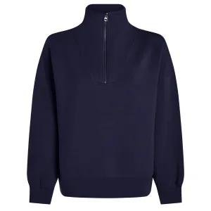 Womens Hawley Half Zip Sweat Blue Nights - 2025