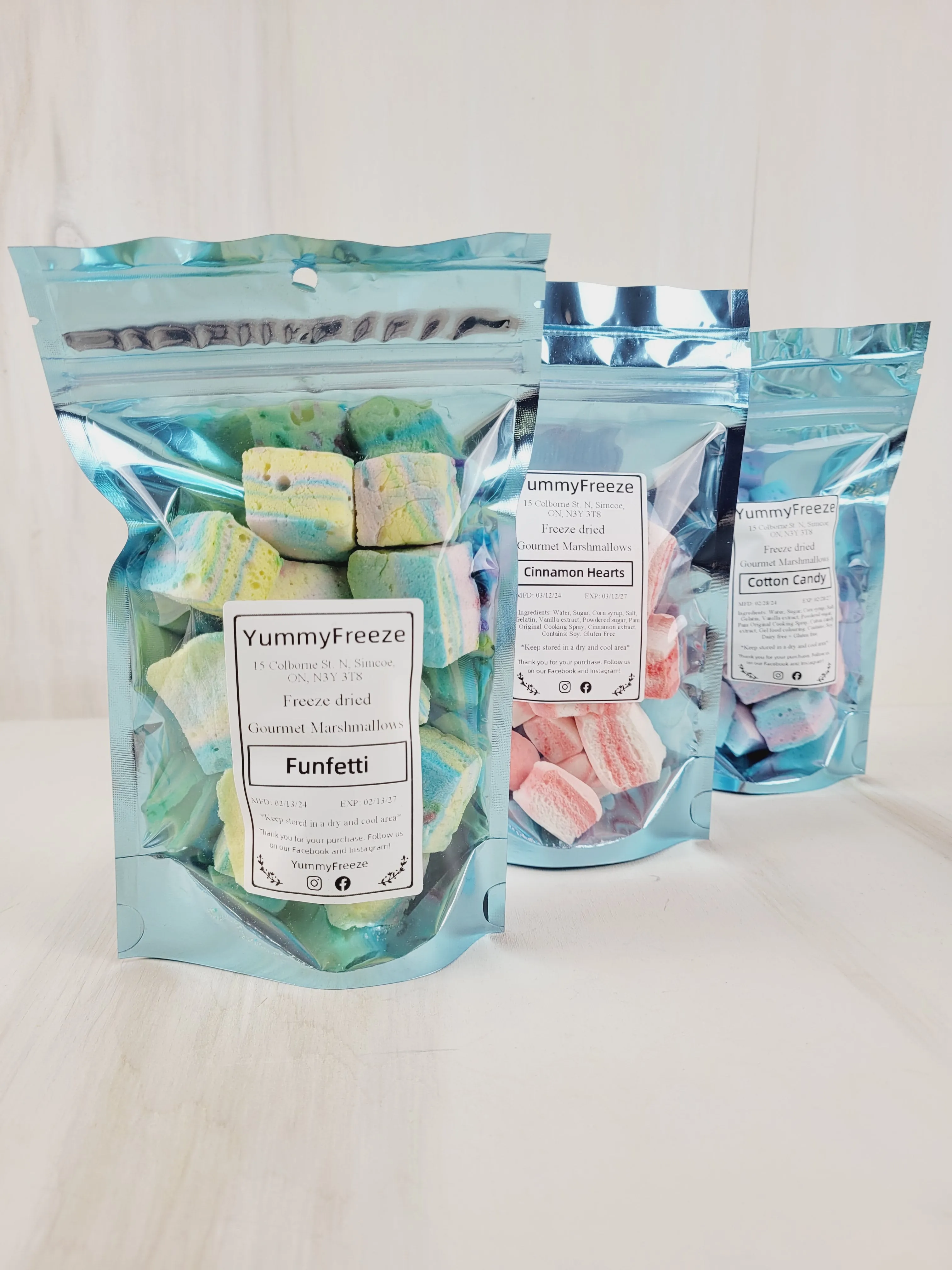 Yummy Freeze, Freeze Dried Gourmet Marshmallows