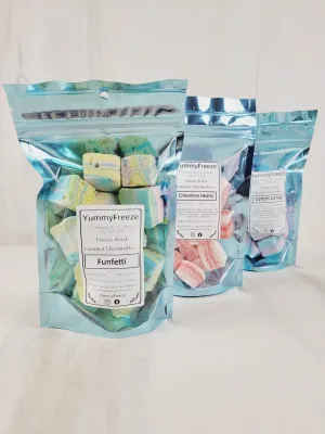 Yummy Freeze, Freeze Dried Gourmet Marshmallows